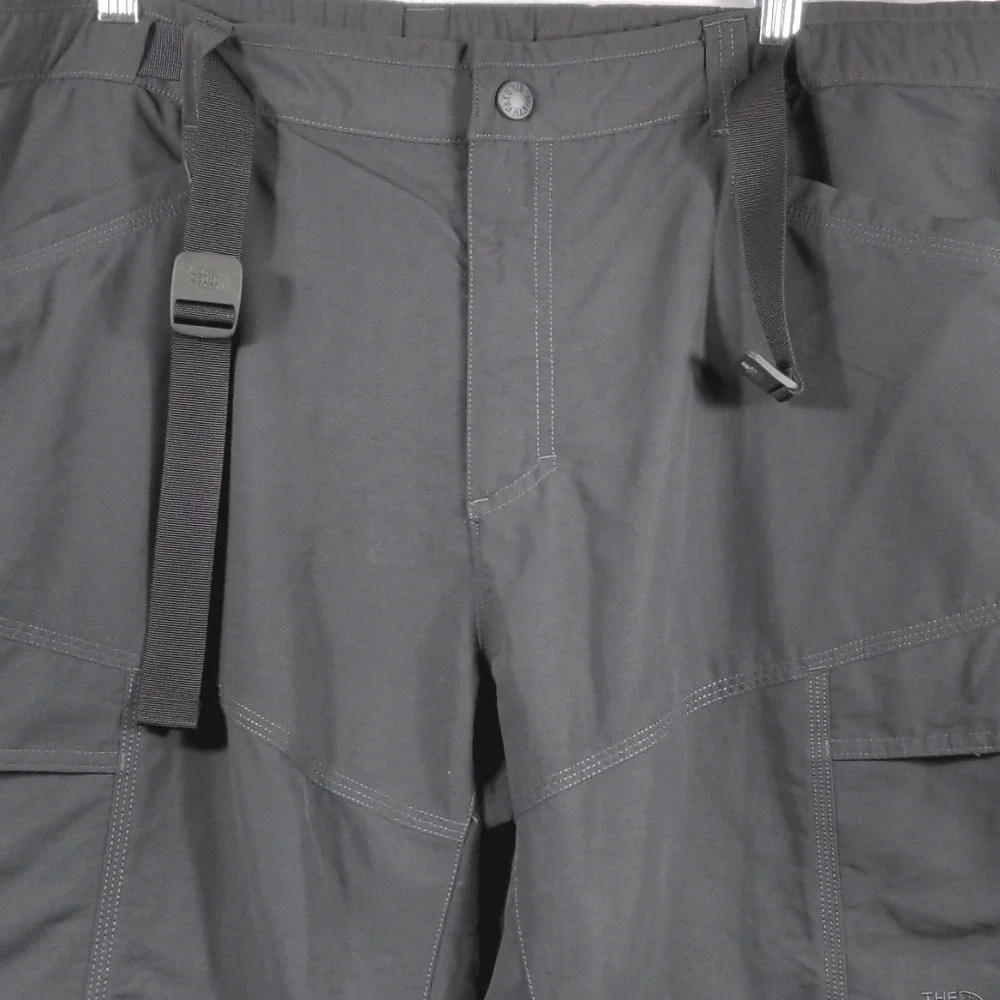 The North Face Mens‎ XXL Convertible Cargo Pants Nylon Gray Gorpcore Workwear
